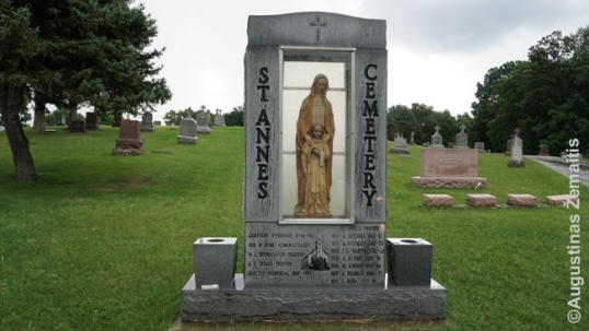 Spring Valley St. Anne Lithuanian cemetery new monument