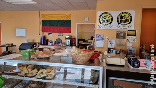 Omahos kepyklos „Lithuanian Bakery and Kafe“ viduje