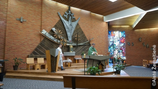 Mississauga Lithuanian church altar