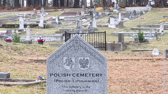 Polish-Lithuanian cemtery stone