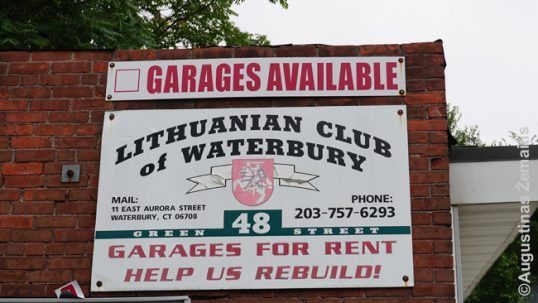 The site of the burned-down Lithuanian club in Waterbury