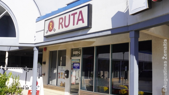 Ruta (litterally meaning "Rue") Lithuanian restaurant in Chicago