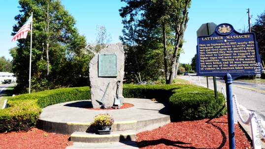  Memorial at the location of Lattimer Massacre 