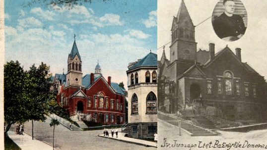 Donora Lithuanian church in the old images
