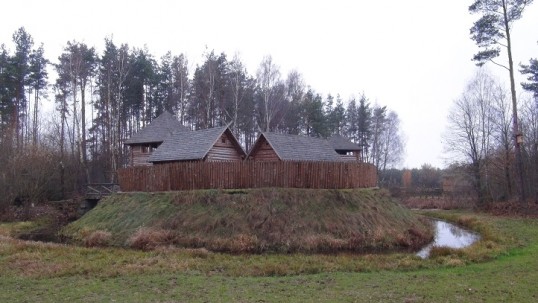 Recreated Prussian-Yotvingian settlement near Punsk