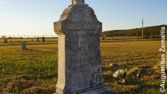 A Lithuanian grave in Oklahoma