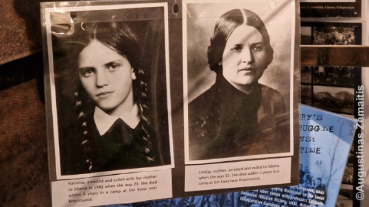 Svaja's relatives persecuted in the Soviet terror