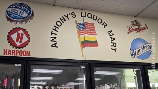 Anthony's Liquor Mart sign