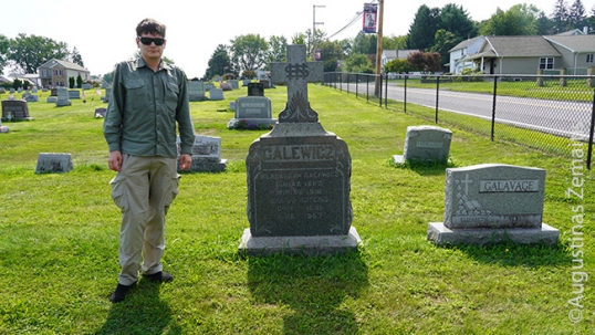 Lithuanian section of the St. John the Baptist Cemetery in Duryea
