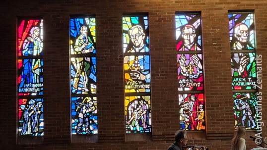 Stained-glass windows for Lithuanian Martyrs in the Lithuanian Martyrs church of Mississauga