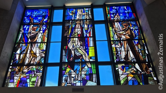Stained-glass windows by V. K. Jonynas